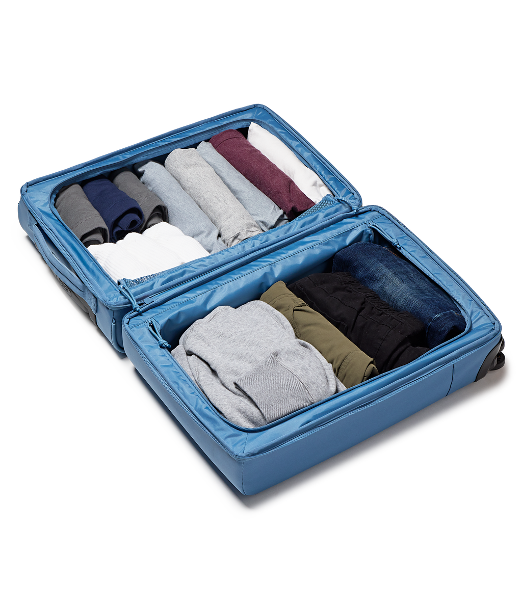 22" Carry On Luggage Tech Organizer Elemental Blue Set