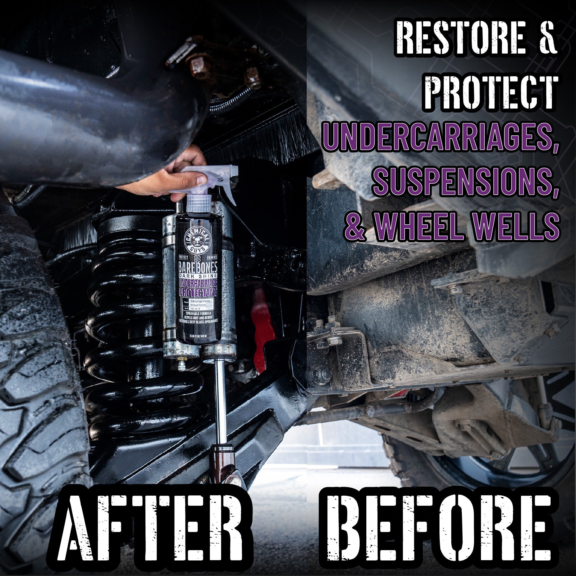 Barebones Undercarriage Spray